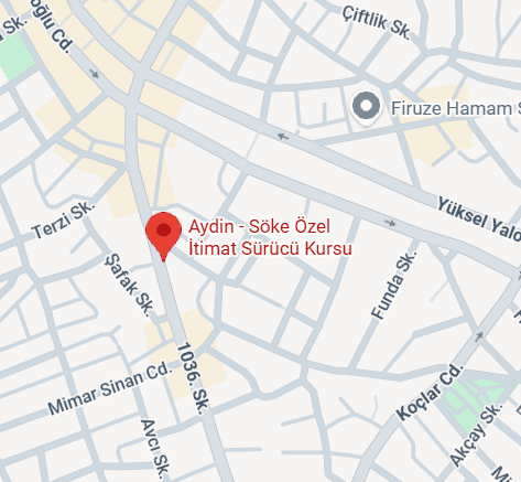 Aydın Söke İtimat Sürücü Kursu Konumu